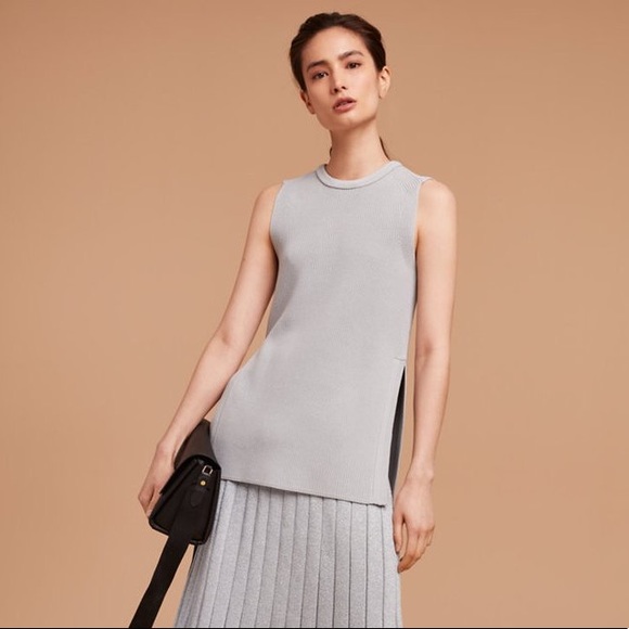 ARITZIA WILFRED | Palmier Knit Sleeveless Sweater
